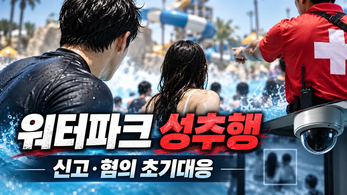 워터파크 성추행, 우연한 접촉·CCTV·경찰조사 판단 기준 정리