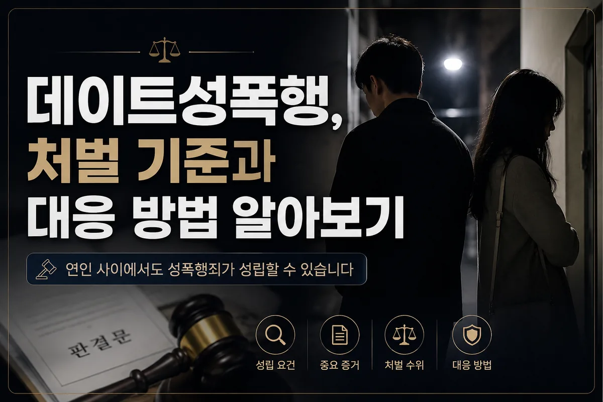 데이트성폭행, 연인 사이에서도 죄가 성립할까?