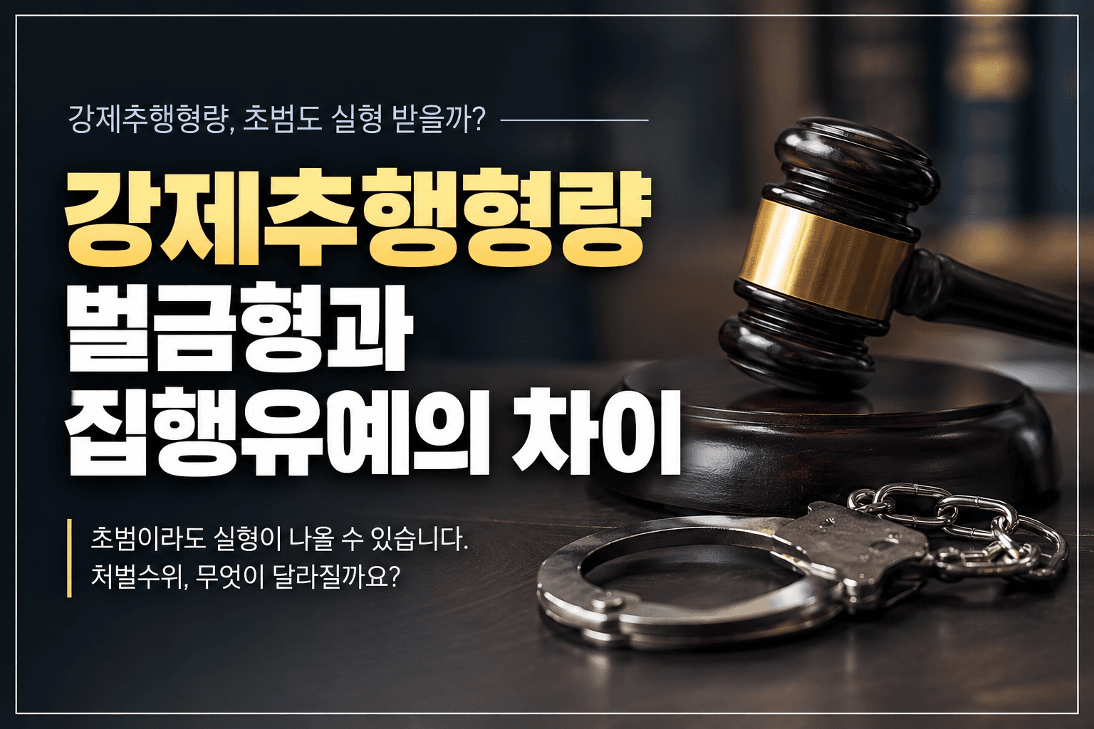 강제추행형량과 초범 실형 가능성, 벌금형 및 집행유예의 차이를 안내하는 법률 칼럼 대표 이미지