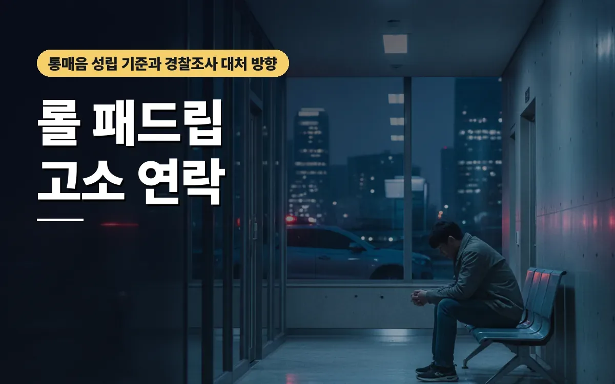 롤 패드립 고소 연락, 통매음 경찰조사 어떻게 대처할까