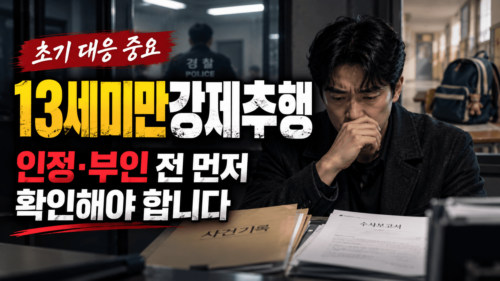 13세미만강제추행, 초범이면 선처될까? 일반 강제추행과 처벌이 다른 이유