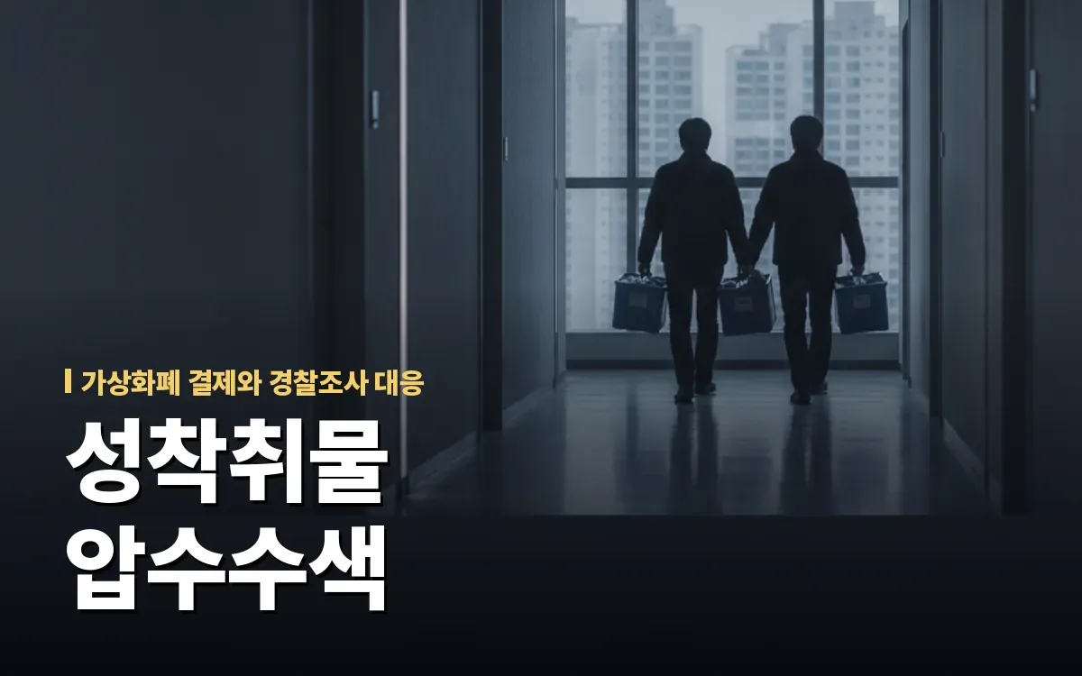 텔레그램 성착취물 가상화폐 결제로 압수수색을 받으셨다면